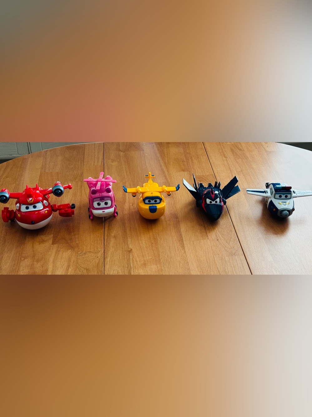 Super Wings KJM Astro Scoop Figures Transforming Planes ~ Group of 5 ~